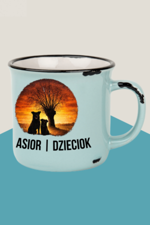 KUBEK RETRO – DRZEWO ASIORA I DZIECIOKA